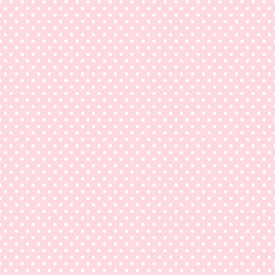 A Pink Polka Dot Background Wallpaper