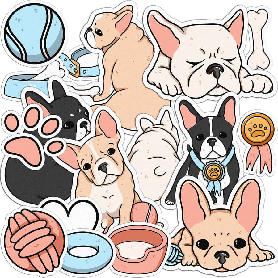 A Playful And Smiling Cartoon Dog Wallpaper