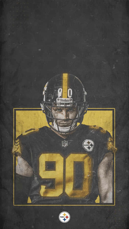 A Poster Of A Pittsburgh Steelers Player Wallpaper