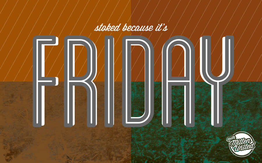 A Poster With The Words Shopped Because It's Friday Wallpaper