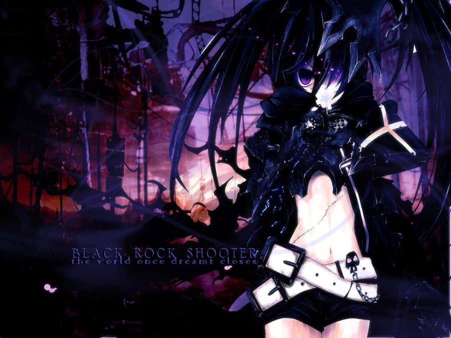 A Psycho Anime Girl With Unpredictable Emotions Wallpaper