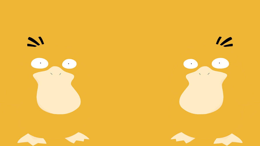 A Psyduck In Its Natural Habitat Wallpaper