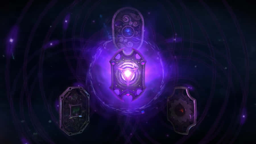 A Purple And Purple Background With A Purple Light Wallpaper