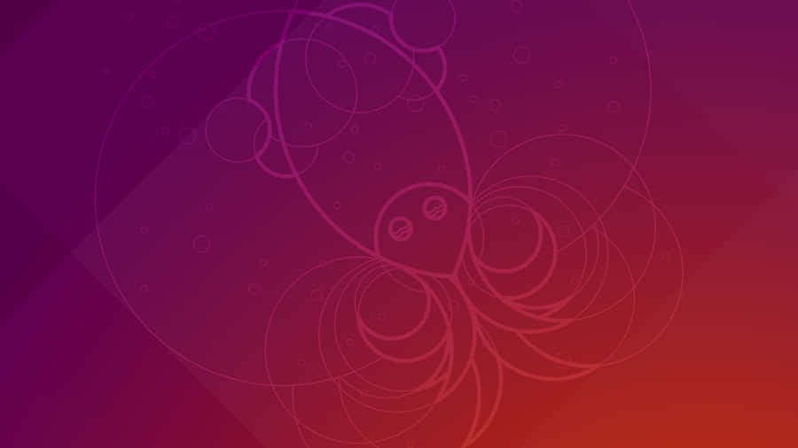 A Purple Background With An Octopus On It Wallpaper