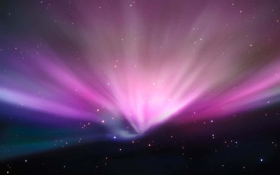 A Purple Starburst In The Sky Wallpaper