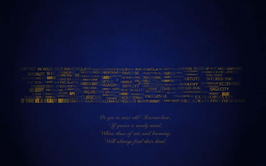 A Ravenclaw Tower In The World Of Harry Potter Wallpaper