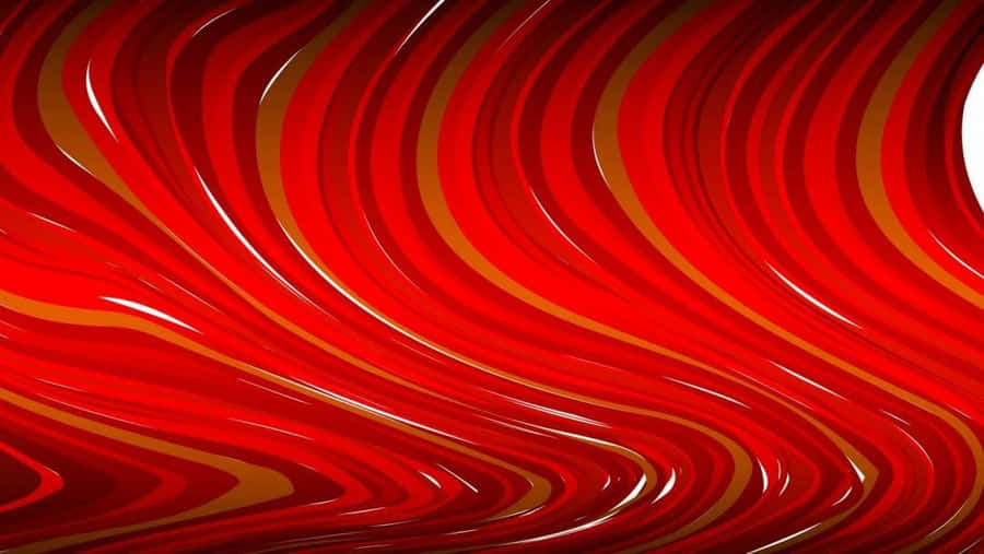 A Red Abstract Background With A Wave Pattern Wallpaper