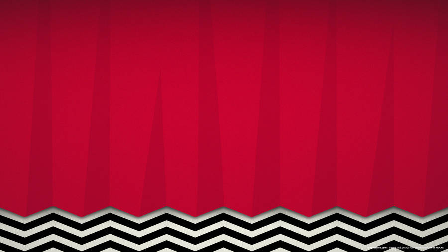 A Red And Black Chevron Pattern Wallpaper Wallpaper