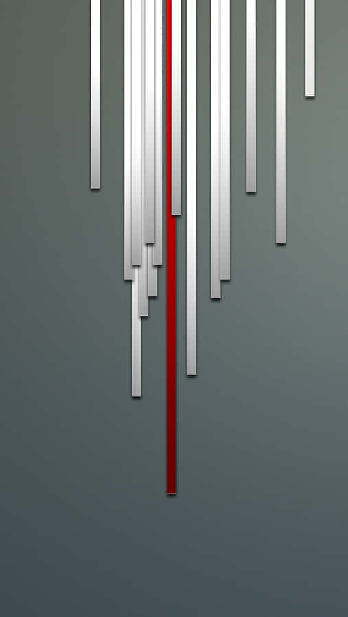 A Red Line Is Drawn On A Gray Background Wallpaper