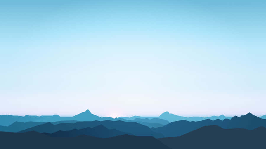 A Refreshing Minimalist Blue Wallpaper