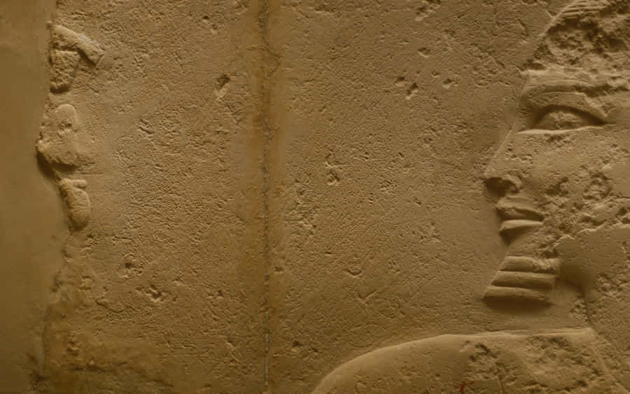 A Relief Of A Man Wallpaper