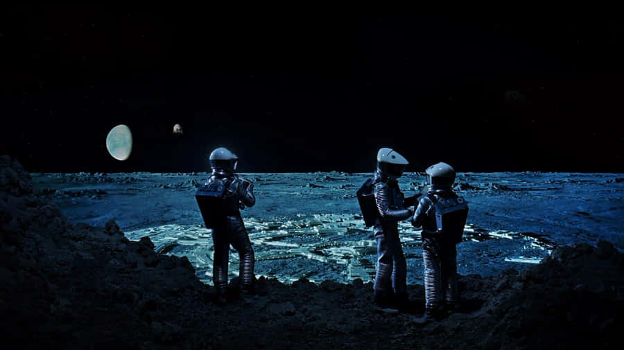 A Scene From Stanley Kubrick's Classic Sci-fi Film 