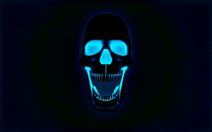 A Skull With Awesome Graffiti Designs Wallpaper