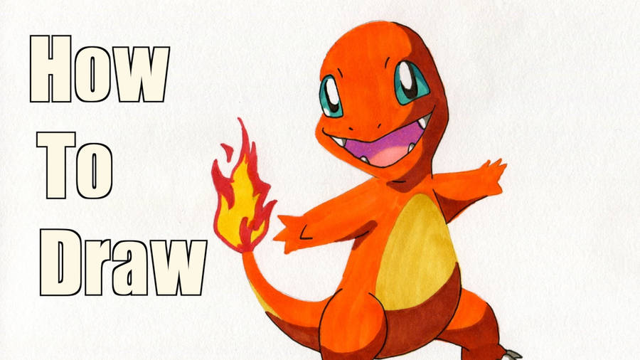 A Smiling Charmander Wallpaper