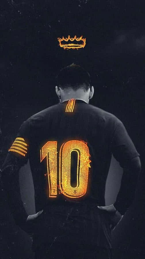 A Soccer Player With The Number 10 On His Back Wallpaper