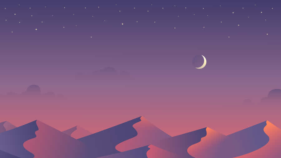 A Soft And Dreamy Full Moon Wallpaper