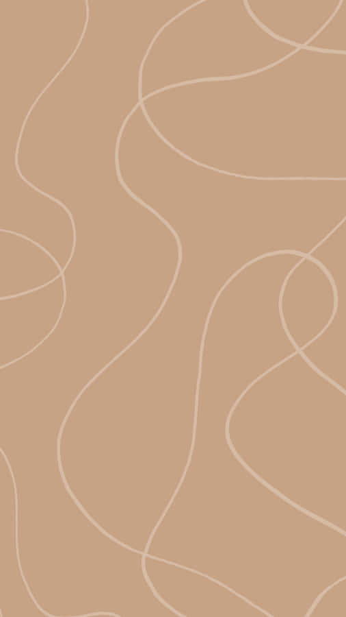 A Soothing Pastel Brown Landscape For A Tranquil Atmosphere Wallpaper