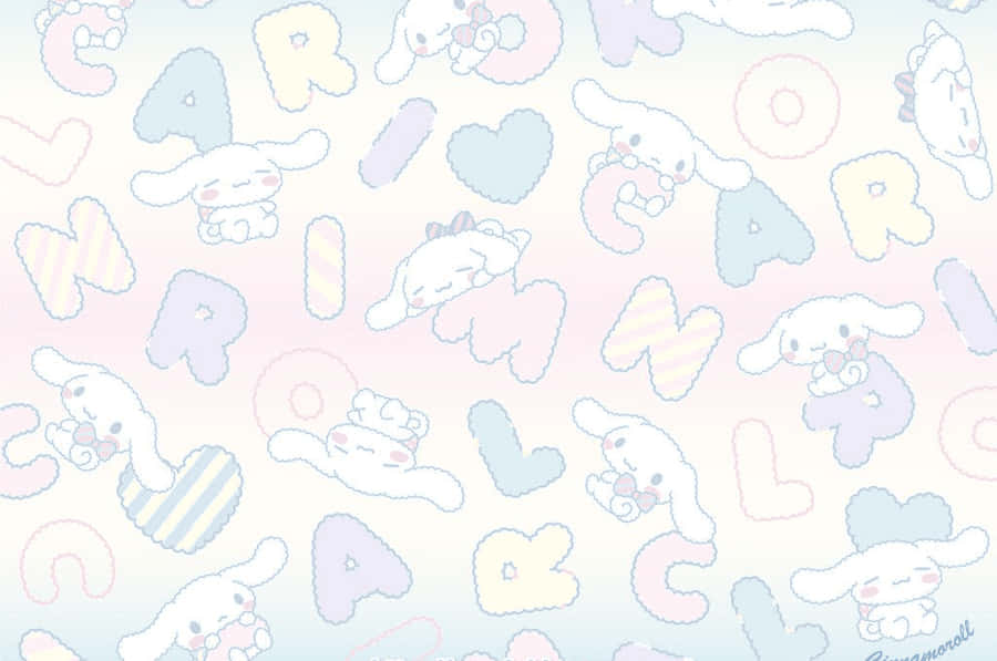 A Sweet And Stylish Cinnamoroll Laptop Wallpaper