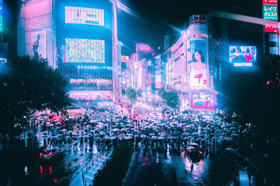 A View Of Harajuku, Japan Wallpaper