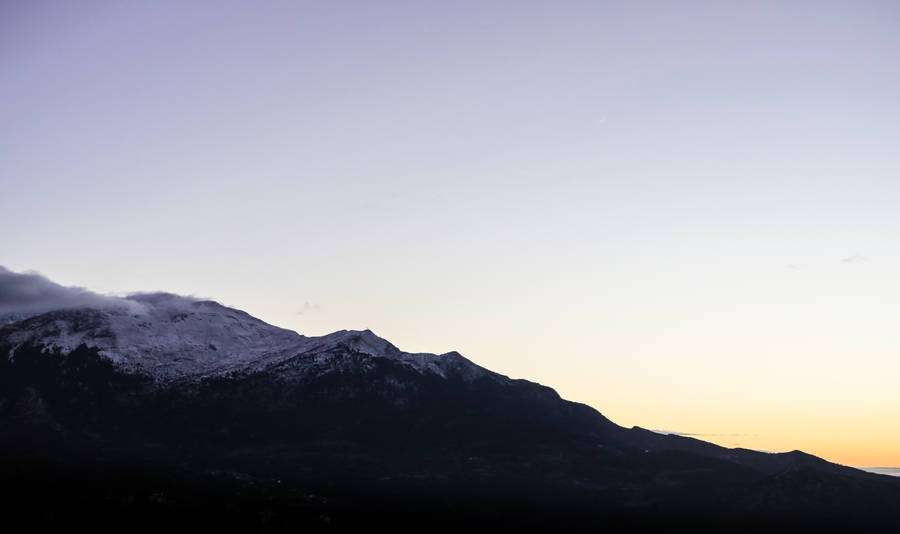 A View Of The Majestic Mountain Ranges Wallpaper