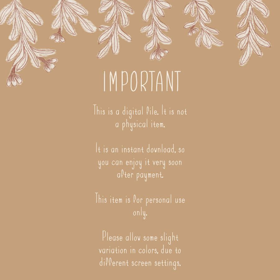 A Wedding Invitation With A Floral Background Wallpaper