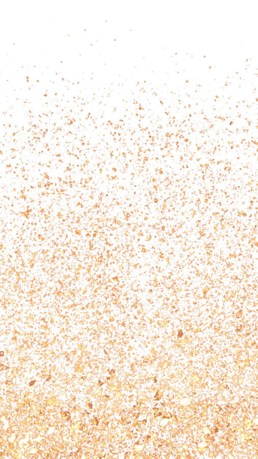 A White Background With Gold Glitter Splatters Wallpaper