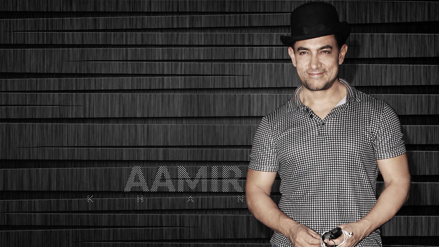 Aamir Khan Black And White Polo Wallpaper