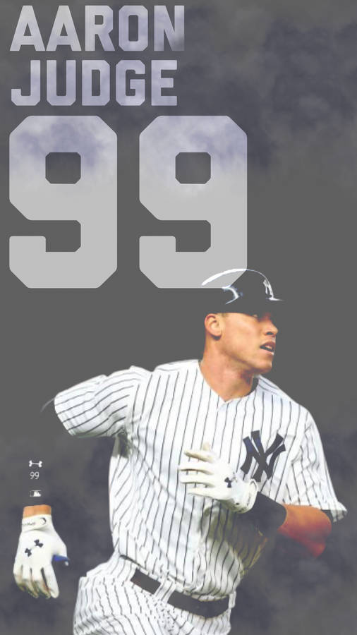 Aaron Judge Number Background Wallpaper