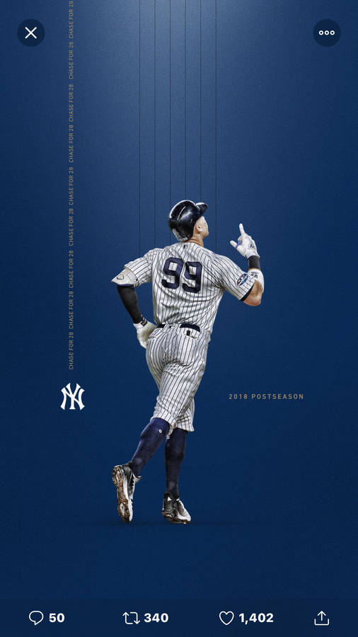 Aaron Judge Social Media Wallpaper