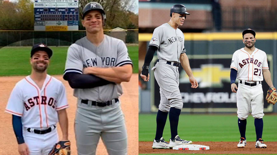 Aaron Judge With Jose Wallpaper