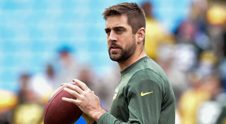 Aaron Rodgers Green Bay Quarterback Wallpaper