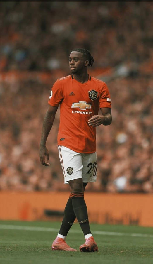 Aaron Wan-bissaka Orange Phone Wallpaper