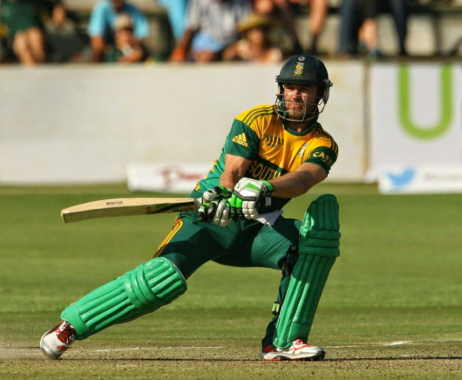 Ab De Villiers Bat Angle Bent Wallpaper