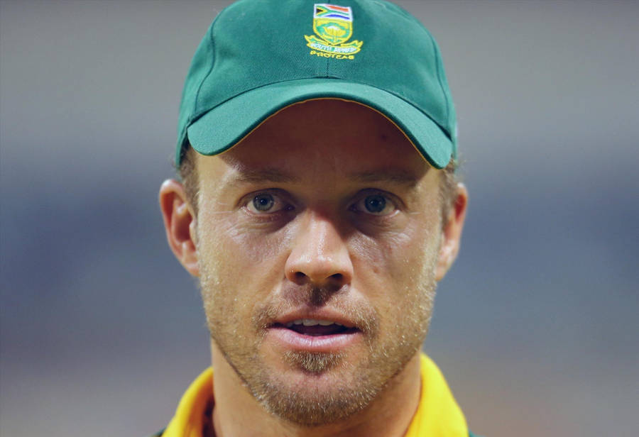 Ab De Villiers Facial Features Wallpaper