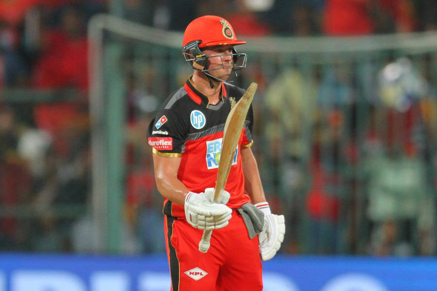 Ab De Villiers Rcb International Cricketer Wallpaper