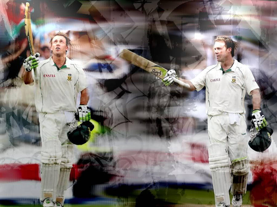 Ab De Villiers Two Images Wallpaper