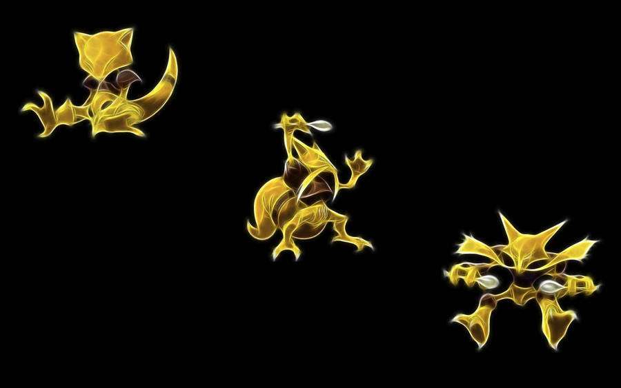 Abra Pokémon Evolution Wallpaper