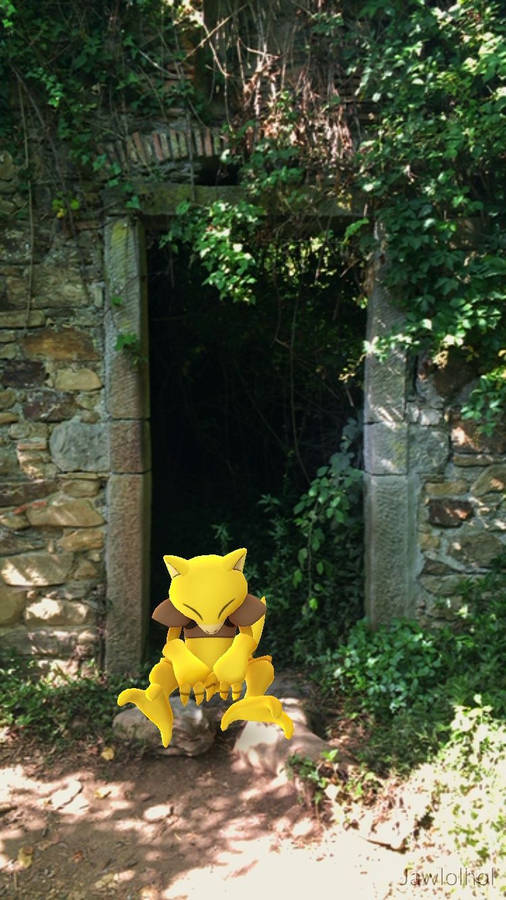 Abra Pokémon Go Phone Wallpaper