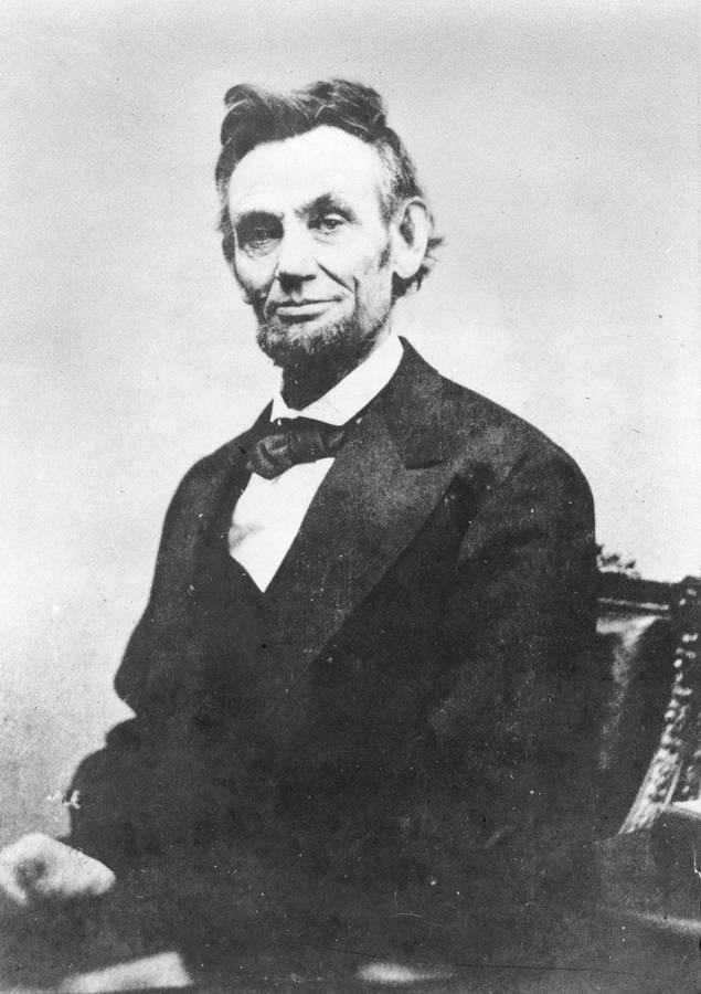 Abraham Lincoln In Gelatin Silver Print Wallpaper