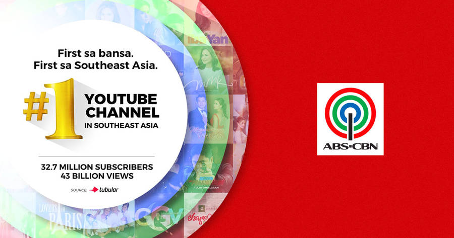 Abs-cbn Entertainment Bags #1 Youtube Channel Wallpaper