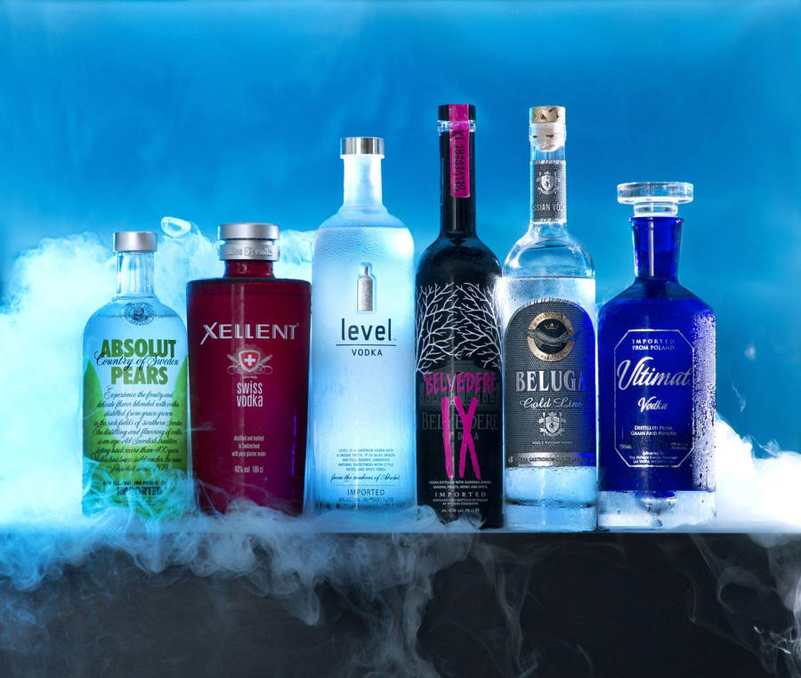 Absolut, Xellent, Level, Belvedere, Ultimat, Beluga Vodka Wallpaper