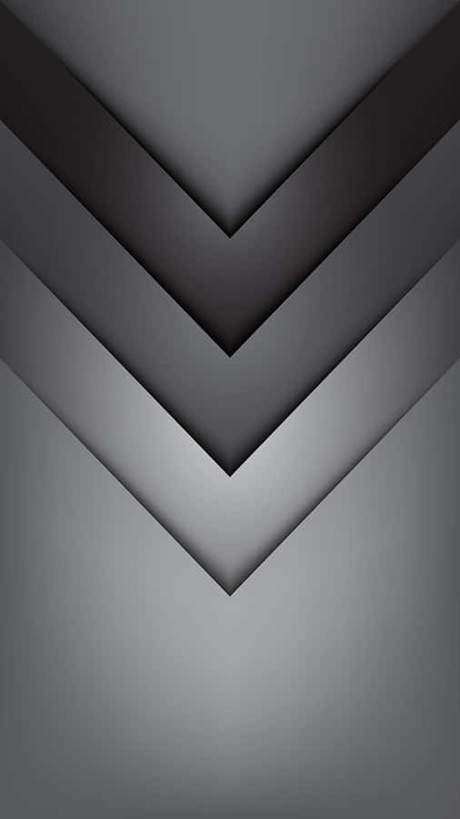 Abstract Black And Grey Chevrons Vector Wallpaper