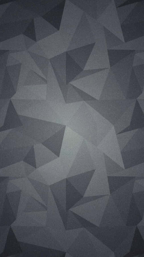 Abstract Black Grey Geometric Pattern Wallpaper