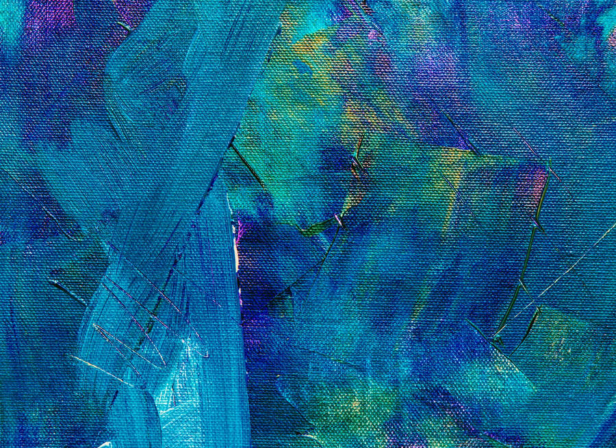 Abstract Blue Banner Wallpaper