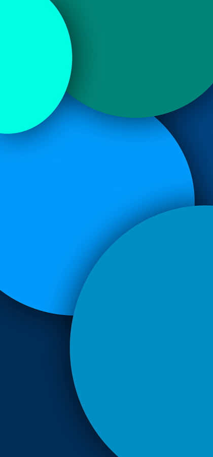 Abstract Blue Green Bubbles Wallpaper Wallpaper