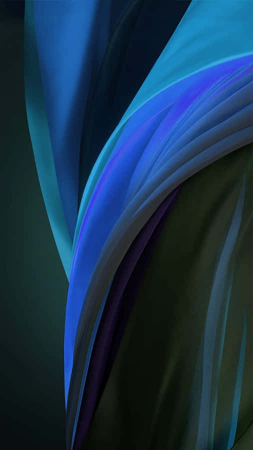 Abstract_ Blue_ Green_ Waves_ Background Wallpaper