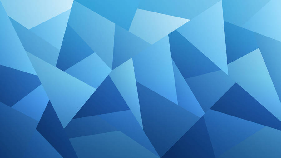 Abstract Blue Polygon Triangles Wallpaper
