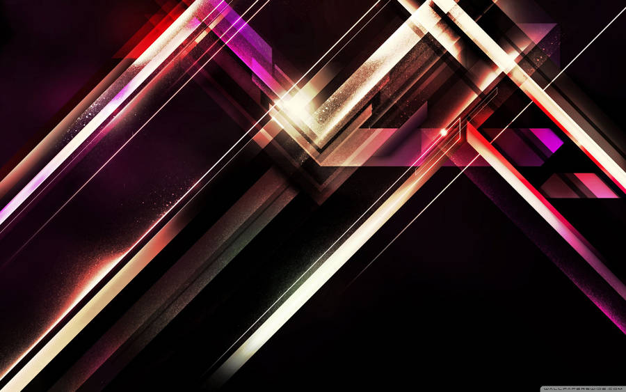 Abstract Crystal Beams Wallpaper