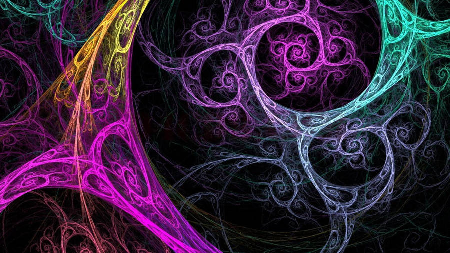 Abstract Generative Shapes Cool Hd Wallpaper