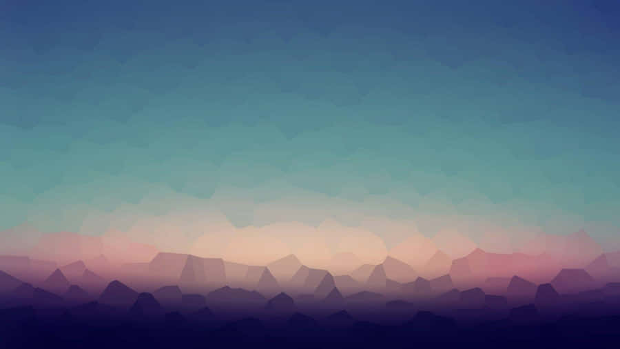 Abstract Geometric Landscape Background Wallpaper